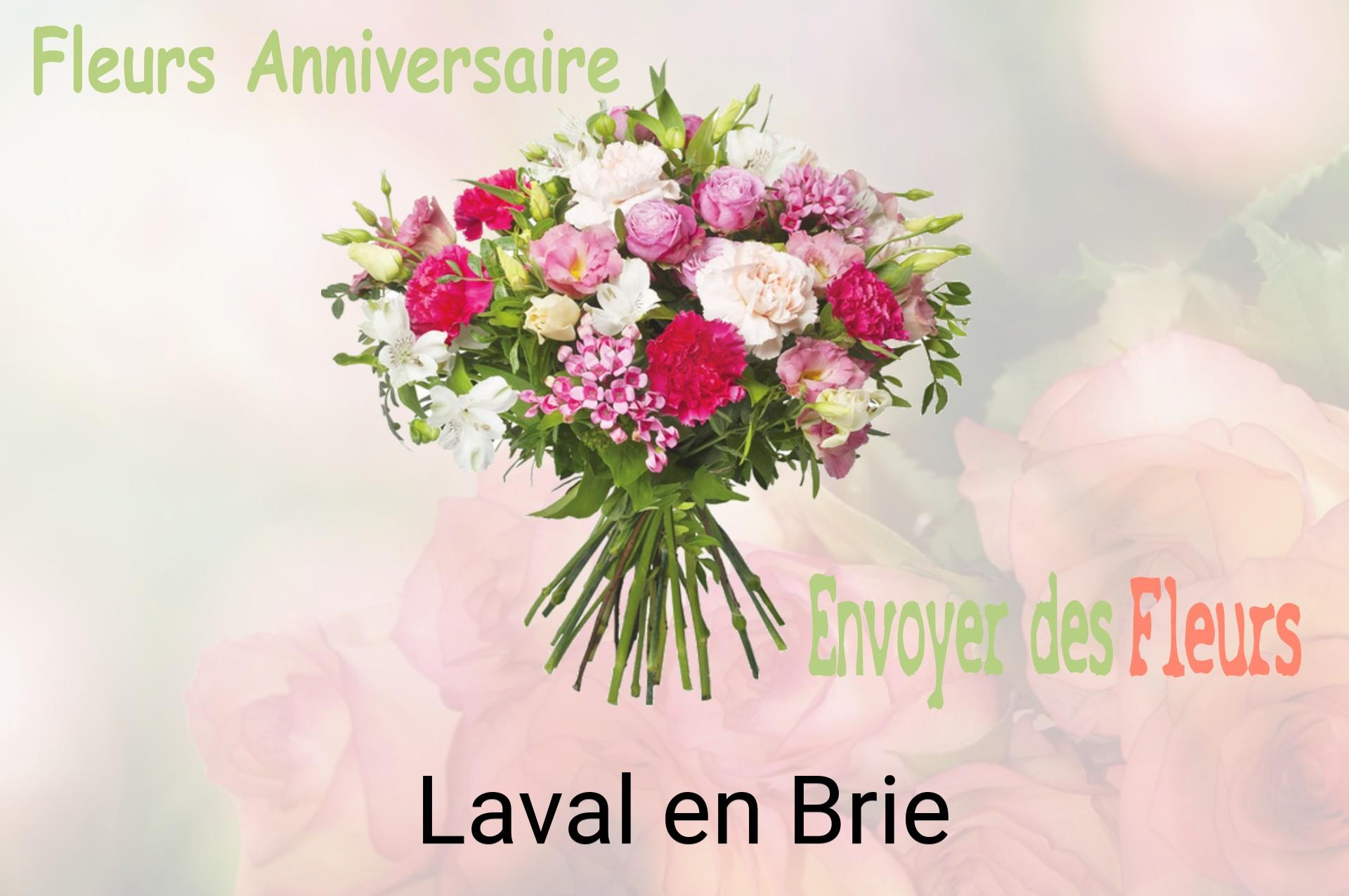Bouquet de fleurs d’anniversaire livré à Laval-en-Brie