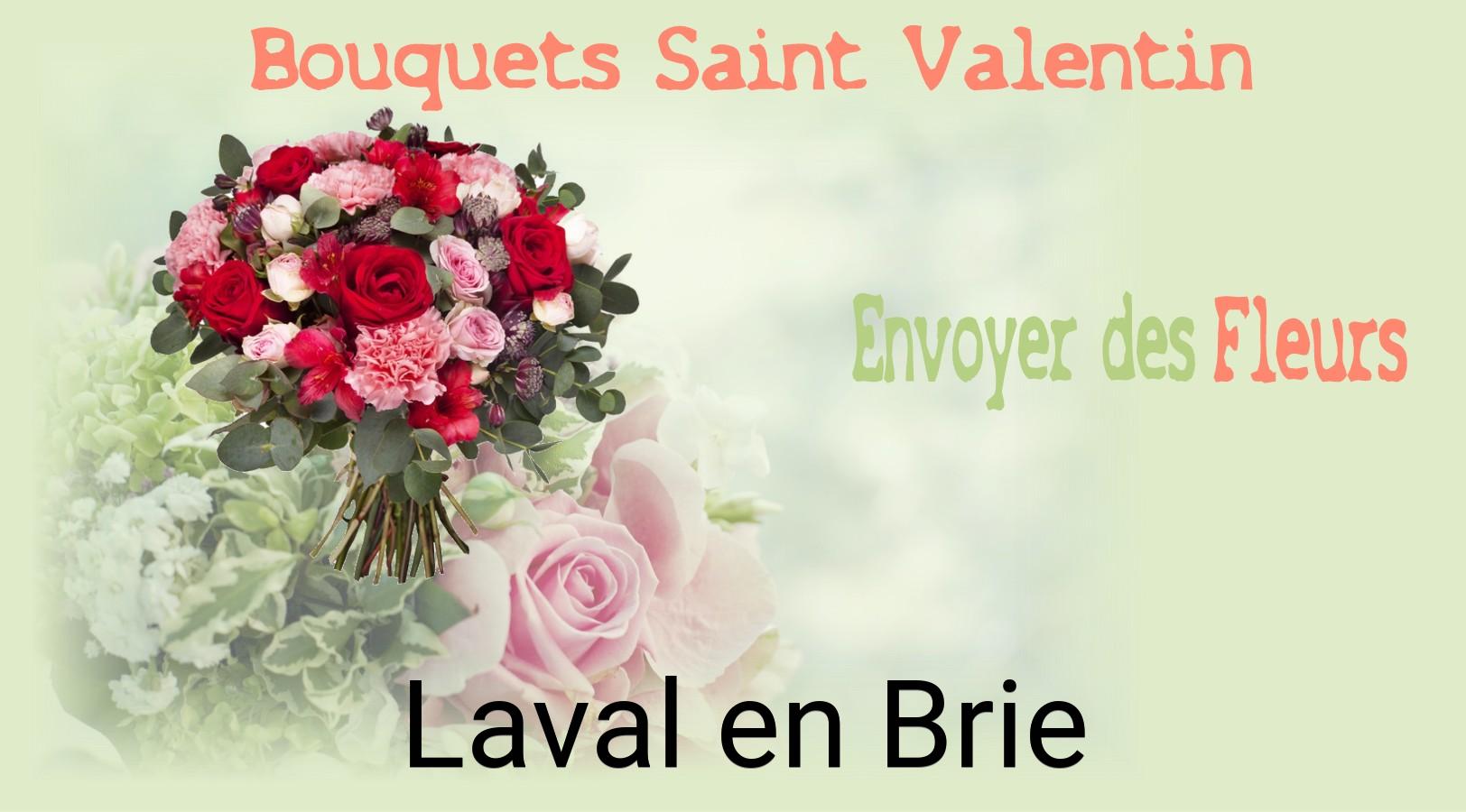 Roses de Saint-Valentin livrées à Laval-en-Brie
